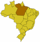 Lagekarte für Pará