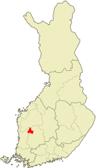 Lage von Parkano in Finnland