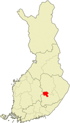 Lage von Pieksämäki in Finnland