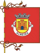 Flagge von Almeida (Portugal)