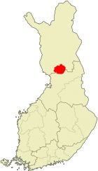 Lage von Ranua in Finnland