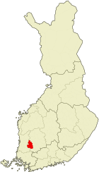 Lage von Sastamala in Finnland