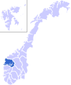 Sogn og Fjordane in Norwegen