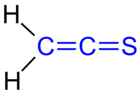 Struktur der Stammverbindung Thioketen
