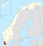 Vest-Agder in Norwegen