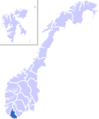 Vest-Agder in Norwegen