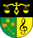 Wappen der Gemeinde Erlbach