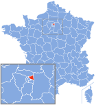 Lage von Seine-Saint-Denis in Frankreich