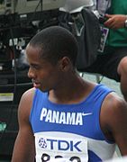 Irving Saladino bei den Leichtathletik-Weltmeisterschaften 2007 in Ōsaka