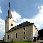 Kath. Pfarrkirche hl. Martin und Kirchhof mit Karner