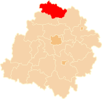Karte des Powiat Kutnowski