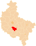 Karte des Powiat śremski