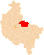 Karte des Powiat Gnieźnieński