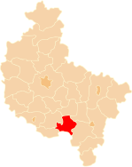 Karte des Powiat Krotoszyński