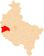 Karte des Powiat Nowotomyski