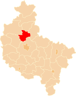 Karte des Powiat Obornicki