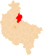 Karte des Powiat Wągrowiecki
