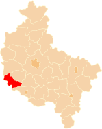 Karte des Powiat Wolsztyński