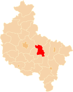 Karte des Powiat Wrzesiński