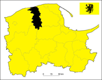 Lage des Powiat Lęborski