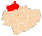 Karte des Powiat Konecki