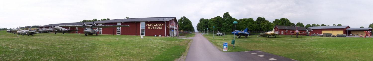 Gelände des Flygvapenmuseum