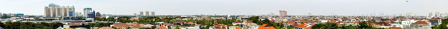 Panorama des Zentrums von Jakarta