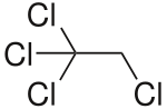 Strukturformel von 1,1,1,2-Tetrachlorethan