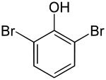 Strukturformel von 2,6-Dibromphenol