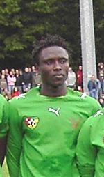 Affo Érassa bei einem Freundschaftsspiel der togoischen Nationalmannschaft im Mai 2006