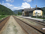 Aufnahmsgebäude, Eisenbahnstrecke, Wachauer Bahn