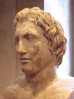 Büste Alexanders des Großen, Lysippos ca. 330 v. Chr., Louvre, Paris