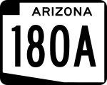 Straßenschild der Arizona State Route 180A