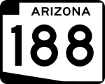 Straßenschild der Arizona State Route 188