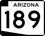 Straßenschild der Arizona State Route 189