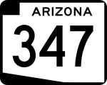 Straßenschild der Arizona State Route 347