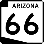Straßenschild der Arizona State Route 66