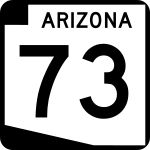 Straßenschild der Arizona State Route 73