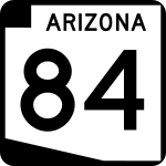 Straßenschild der Arizona State Route 84