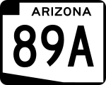 Straßenschild der Arizona State Route 89A
