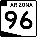 Straßenschild der Arizona State Route 96
