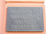 Bayreuth - Bergamt Nordbayern (Schild)-.jpg