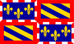 Flagge von Burgund