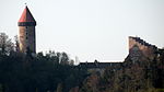 Bergfried der Burg Clam
