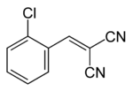 Struktur von 2-Chlorbenzylidenmalonsäuredinitril