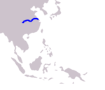 Cetacea range map Chinese River Dolphin.PNG