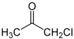 Struktur von Chloraceton