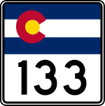 Straßenschild der Colorado State Route 133
