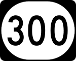 Straßenschild der Delaware State Route 300