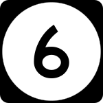 Straßenschild der Delaware State Route 6